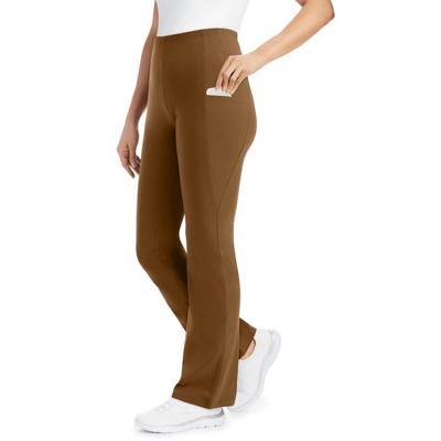 Woman Within Plus Size Pocket Bootcut Legging