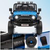 Kids Electric Ride On Truck 12V with Remote Ride On Toy Gift for Boys & Girls Bluetooth Music Player LED Lights - 3 of 4