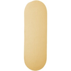 Colonial Mills Boca Raton - Pale Banana 2 Ft x11 Ft Runner (Oval) Rug Indoor/Outdoor 100% Polypropylene - 1 of 4