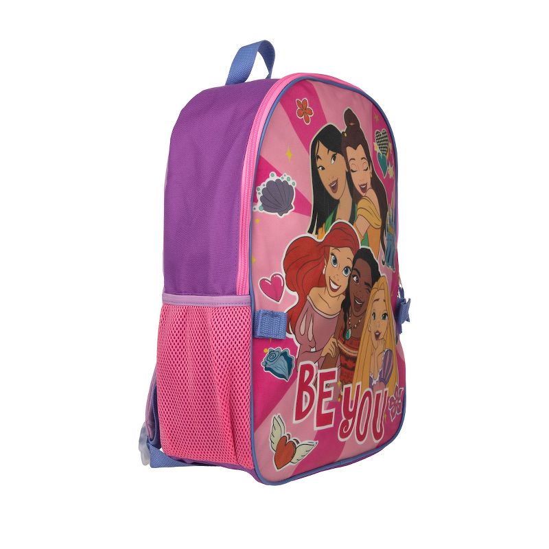 Disney Princess Group Hug Youth Girl's 2-Piece 16" Backpack & Lunch Kit Combo Set, 2 of 5