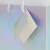 Sparkle and Bash 20 Pack Iridescent Small Gift Bags Bulk Metallic with White Tissue Paper, Holographic, 7.9 x 5.5 x 2.5 In - 3 of 4