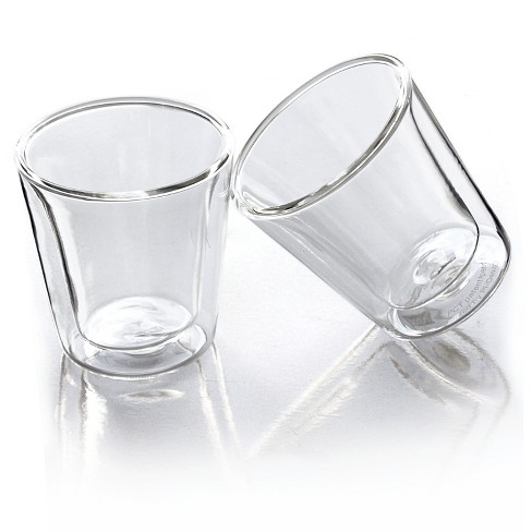 Bodum Canteen Double Wall 3 Ounce Espresso Glass, Set Of 2 : Target