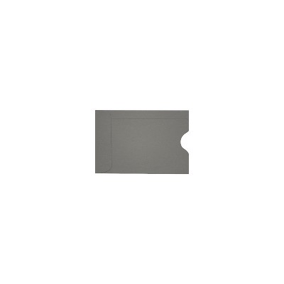 LUX Credit Card Sleeve 2 3/8 x 3 1/2 50/Box Smoke LUX-1801-22-50