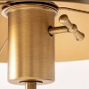 Metal Sconce Wall Light (Includes LED Light Bulb) Brass - Threshold™ designed with Studio McGee: Dimmable, Plug-In, ETL Listed - 4 of 4