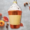 Fall Inspired Pumpkin Spice Latte Glass Christmas Ornament, Coffee Lover's Delight| OrnamentallyYou - 4 of 4
