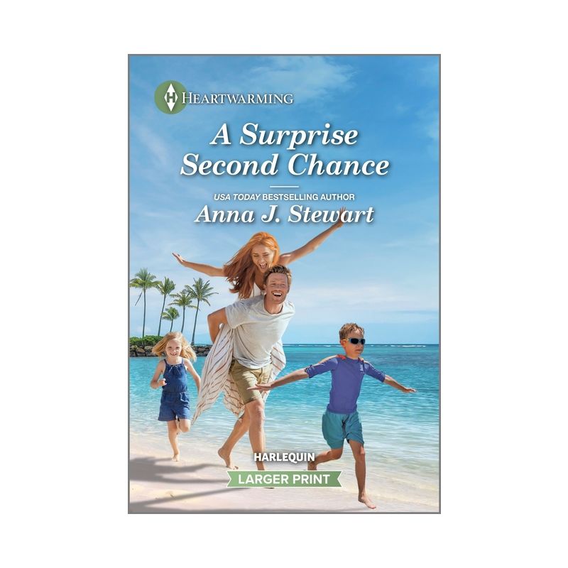 A Surprise Second Chance - (Hawaiian Reunions) Large Print by  Anna J Stewart (Paperback), 1 of 2