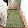 Washable Indoor Modern Living Room Rugs, Geometric Patchworked Non Slip Area Rug for Bedroom Dining Room Office - 2 of 4