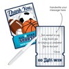 Big Dot of Happiness Go, Fight, Win - Sports - Shaped Thank You Cards - Baby Shower or Birthday Party Thank You Note Cards with Envelopes - Set of 12 - 2 of 4