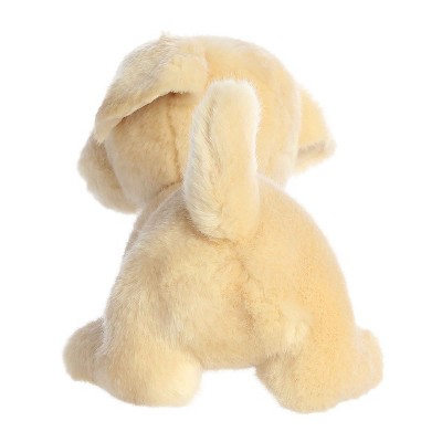 Aurora 9" Yellow Lab Pup Plush Toy with Golden Fur
