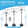 YONWAY Basketball Hoop Portable Basketball Goal for Indoor Outdoor Basketball Stand 5.4-7 ft Adjustable 32 in Backboard with Wheels - 4 of 4