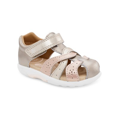 Stride Rite Xena Kid's Leather Closed Toe Sandal | 7 | Champagne : Target