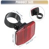 Unique Bargains Bicycle Warning Reflector Safety Bike Accessories Plastic - 3 of 4