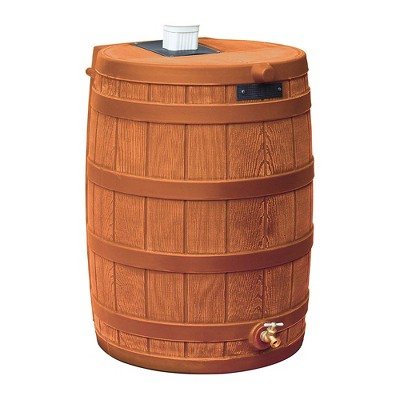 Good Ideas RW50-TC Rain Wizard Water Storage Rain Collection Rain Barrel 50-Gallon, Terra Cotta