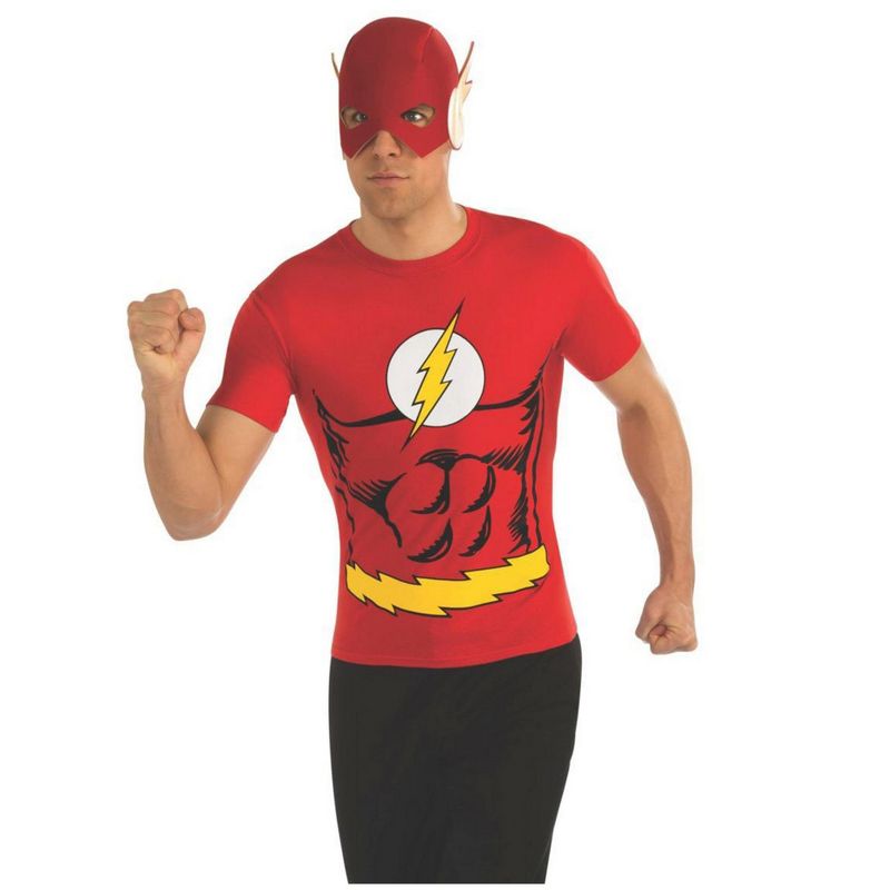 Rubies Mens The Flash Costume Top, 1 of 2