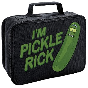 Rick And Morty Pickle Rick Insulated Soft Sided Lunch Box - 1 of 4