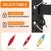 NAYSAYE Freestanding Kayak Storage Rack, Heavy-Duty Adjustable Stand with Lockable Wheels for Kayak, Canoe, SUP & Surfboard, Black, 45.87*28.94*26.77 - 4 of 4