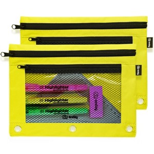 Enday Double Zipper Binder Pencil Pouch - 1 of 4