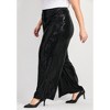 Avenue Women's Plus Size Glitz Sequin Wide Leg Pant - 4 of 4