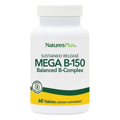 Mega B-150 Time Release by Nature's Plus  -  60 Sustained Release Tablet