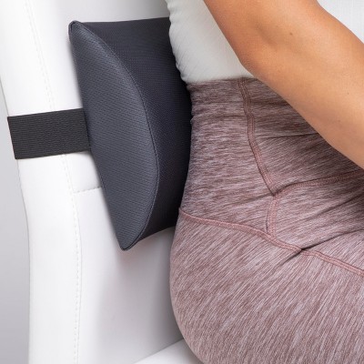 Crescent Moon SlimLine Lumbar Support with Adjustable Latex Strap
