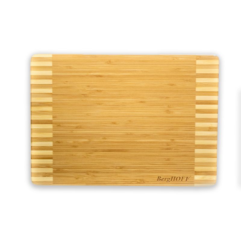 BergHOFF Bamboo Rectangle Cutting Board, Two-tone Stripe, 13"x9"x0.6", 1 of 4