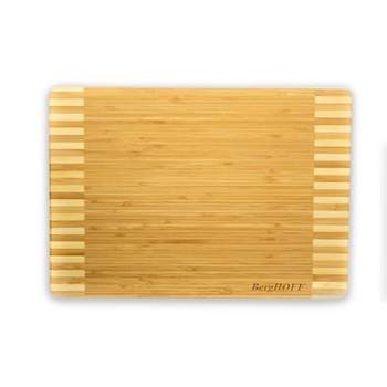 BergHOFF Bamboo Rectangle Cutting Board, Two-tone Stripe, 13"x9"x0.6"