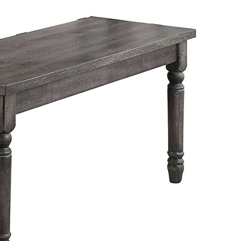 Wallace Bench Weathered Blue Washed - Acme Furniture, 5 of 6