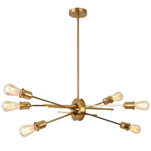 Dainolite Nebraska 6 - Light Pendant in  Aged Brass - 1 of 1