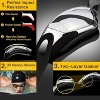 Elev8te Swim Goggles Kit - Anti-Fog, UV Protection, Adjustable Fit, Includes Earplugs & Nose Clip for All Ages - 3 of 4