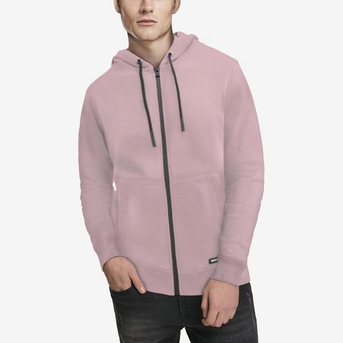 X Ray Men's Full Zip Hoodie In Pink Size Large : Target