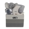 Lambs & Ivy Gray 5-Piece Baby Gift Basket for Baby Shower/Newborn Welcome Home - 3 of 4