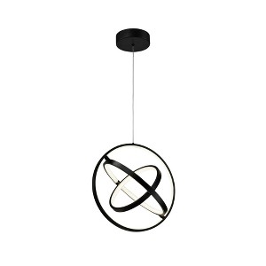 Artcraft Lighting Sienna 1 - Light Pendant in  Semi Gloss Black - 1 of 4