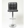 Dolonm Set of 2 35-43.5 in. H Swivel Faux Leather Adjustable Height Bar Stool with Metal Frame & Footrest - 2 of 4