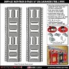 SNAP-LOC Fast-Track E-Track 16 Inch 2-Pack USA Galvanized Steel Horizontal Vertical - 2 of 4