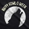 Dog Shirt Happy Howl-O-Ween Shirt Funny Halloween Wolf Tee for Family Pet - Crazy Dog Dog Shirt - 2 of 4