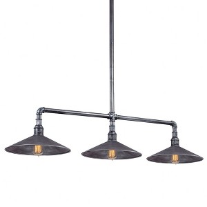 Troy Lighting Toledo 3 - Light Island Pendant Light in  Old Silver Old Silver Shade - 1 of 1