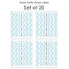 Big Dot of Happiness 1st Birthday Boy - Fun to be One - First Birthday Party Water Bottle Sticker Labels - Set of 20 - 3 of 4