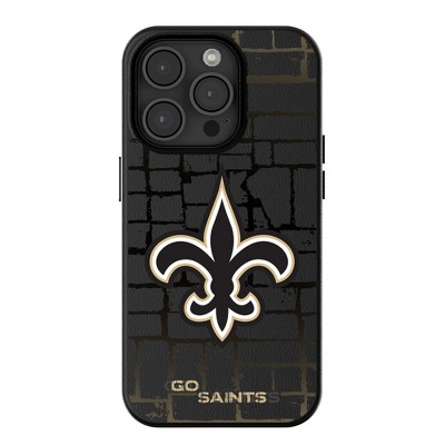 New Orleans Saints Brick Wall MagSafe Compatible Cell Phone Case for iPhone 15