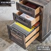 SinCiDo Farmhouse 60" L Shaped Corner Desk, Wooden Executive Office Desk w/ Charging Station, File Drawer & Storage Cabinet - 4 of 4