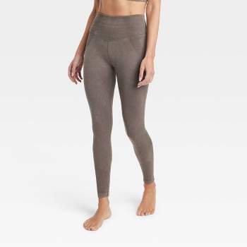 Women's Effortless Support High-rise 7/8 Leggings - All In Motion™ Taupe L  : Target