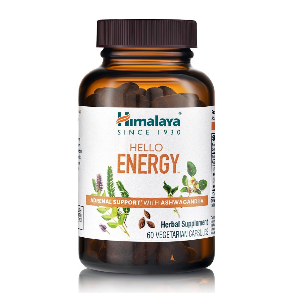 Photos - Vitamins & Minerals Himalaya Herbals Himalaya Hello Energy Vegan Capsules - 60ct 