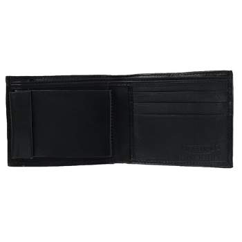 CTM Men's Leather Bifold Wallet with Snap Insert Cover