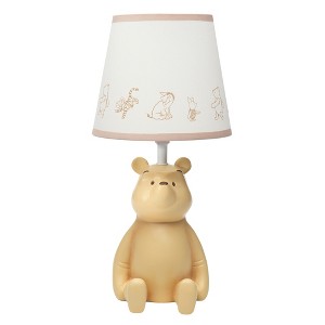 Lambs & Ivy Disney Baby Storytime Pooh 3D Table Lamp with Shade - 1 of 4