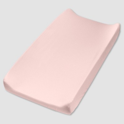 Honest Baby Organic Cotton Changing Pad Cover - Sea Salt Pink