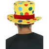 HalloweenCostumes.com One Size   Adult Yellow Clown Top Hat Halloween Costume Accessory, Yellow/Green/Red - 4 of 4