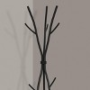 SEVOBAL Freestanding Coat Rack Hall Tree with 11 Hooks and Tree Branch Design for Entryway and Bedroom, Black, 18.5"*18.5"*74" - 4 of 4