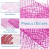 Unique Bargains Sheer Nylon Glitters Wave Mesh Decorative Ribbon Trim 6 Inch 10 Yards - 3 of 4