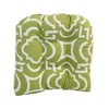 Blazing Needles, 19-inch U-Shaped Spun Polyester Outdoor Tufted Dining Chair Cushion - 2 of 2