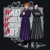 Juniors Wednesday Agnes What Would You Do Phrase T Shirt - 2 of 4