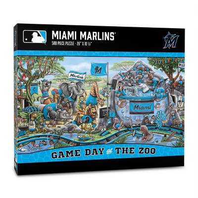 MLB Miami Marlins Game Day at the Zoo Jigsaw Puzzle - 500pc